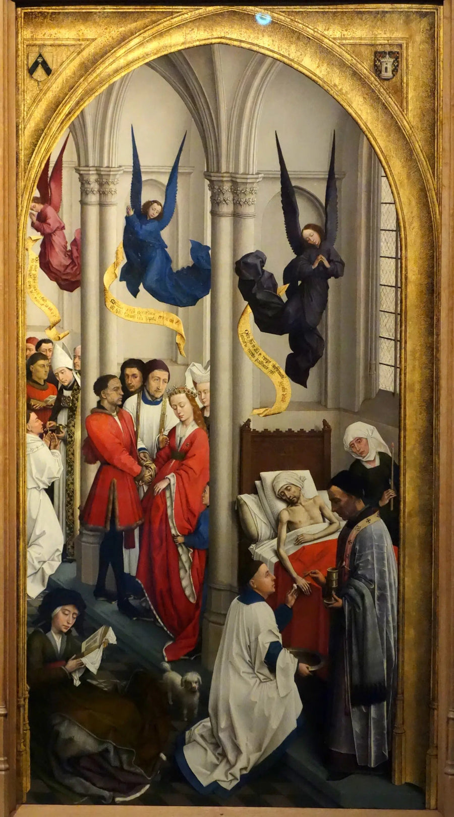 The Seven Sacraments (right panel) - Rogier van der Weyden