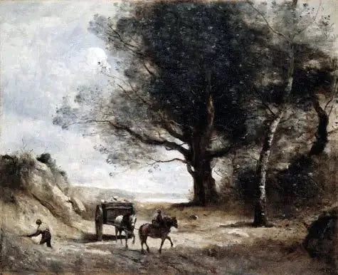 The Stonecutters - Jean-Baptiste Camille Corot
