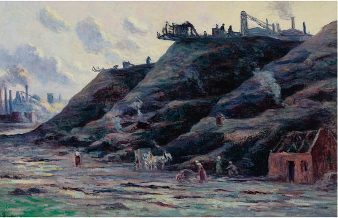 Les Terrils Charleroi - Maximilien Luce - Alpha Reproduction