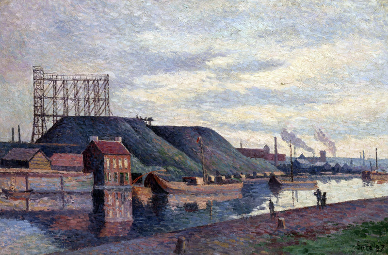 The slag heaps of Sacré Madame - Maximilien Luce