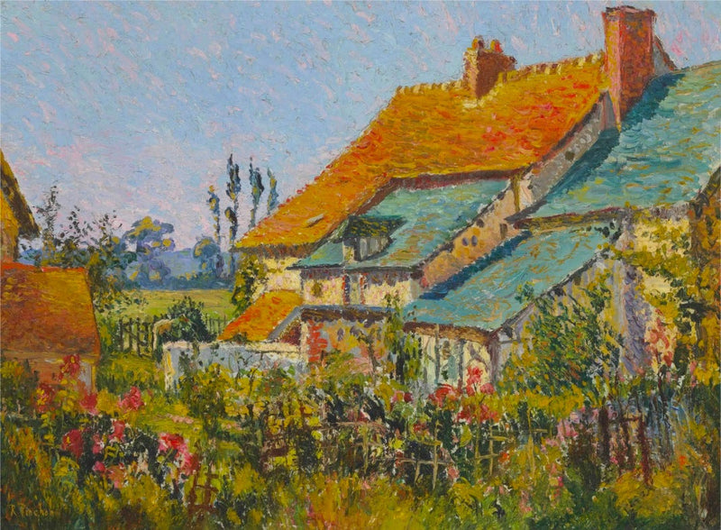 The Red Roofs - Robert Antoine Pinchon