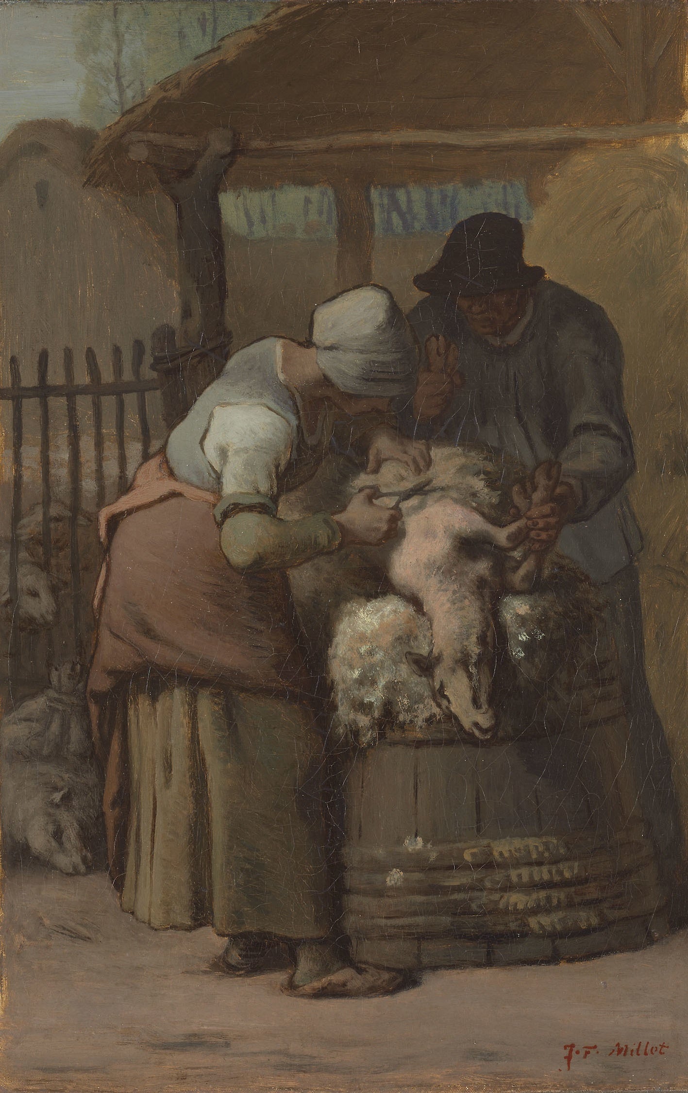 The Sheep Shearers - Jean-François Millet