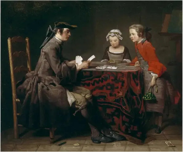 The Card Towers - Jean Siméon Chardin