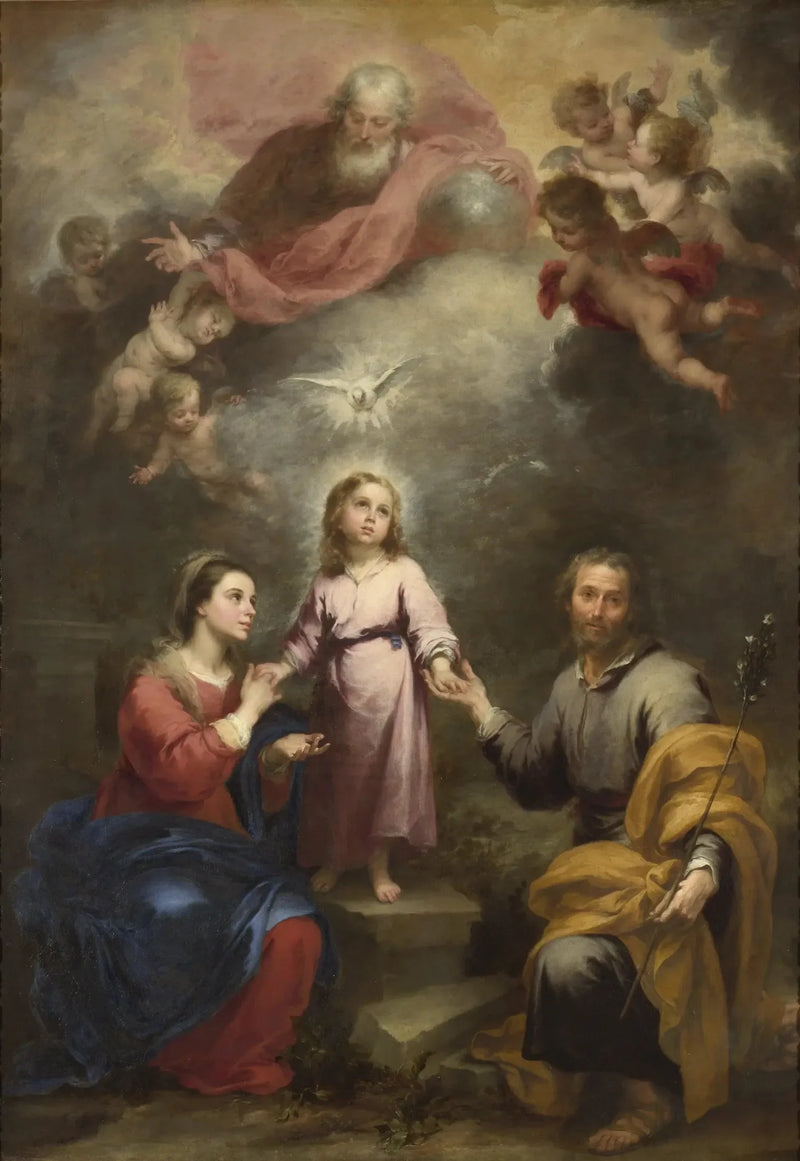 The Celestial and Terrestrial Trinities - Bartolomé Esteban Murillo