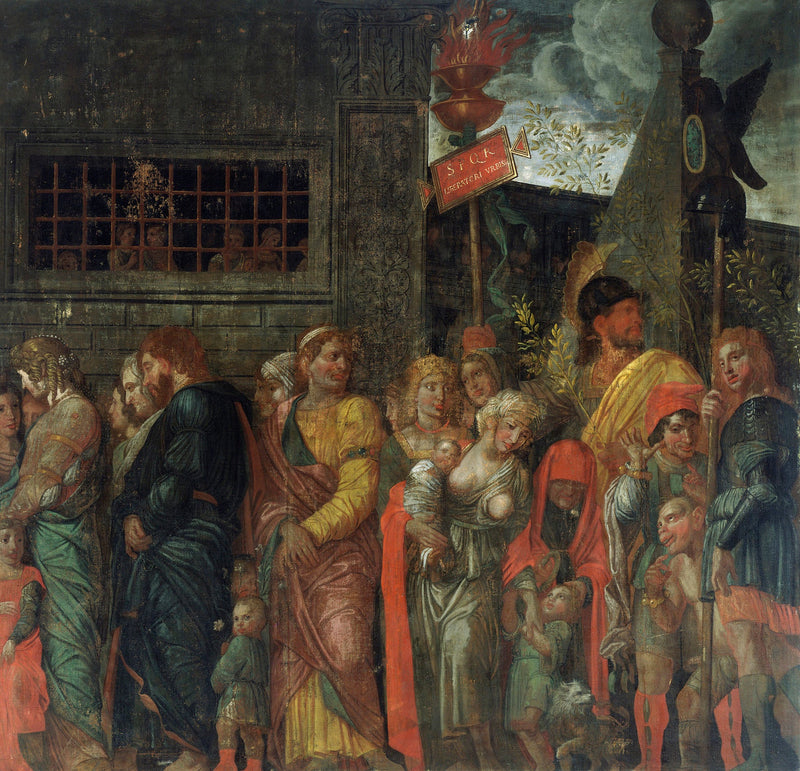 The Triumphs of Caesar: 7. The Captives - Andrea Mantegna