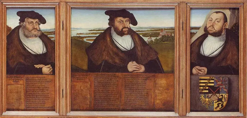 The Three Electors of Saxony - Lucas Cranach the Elder