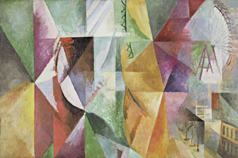 The Three Windows, the Tower and the Wheel - Robert Delaunay