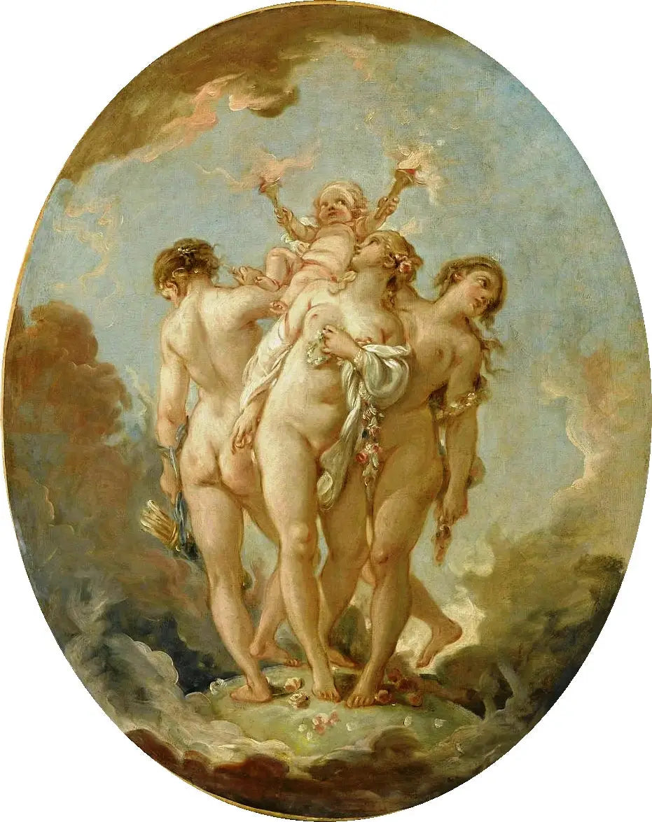 Les trois Grâces - François Boucher - Alpha Reproduction