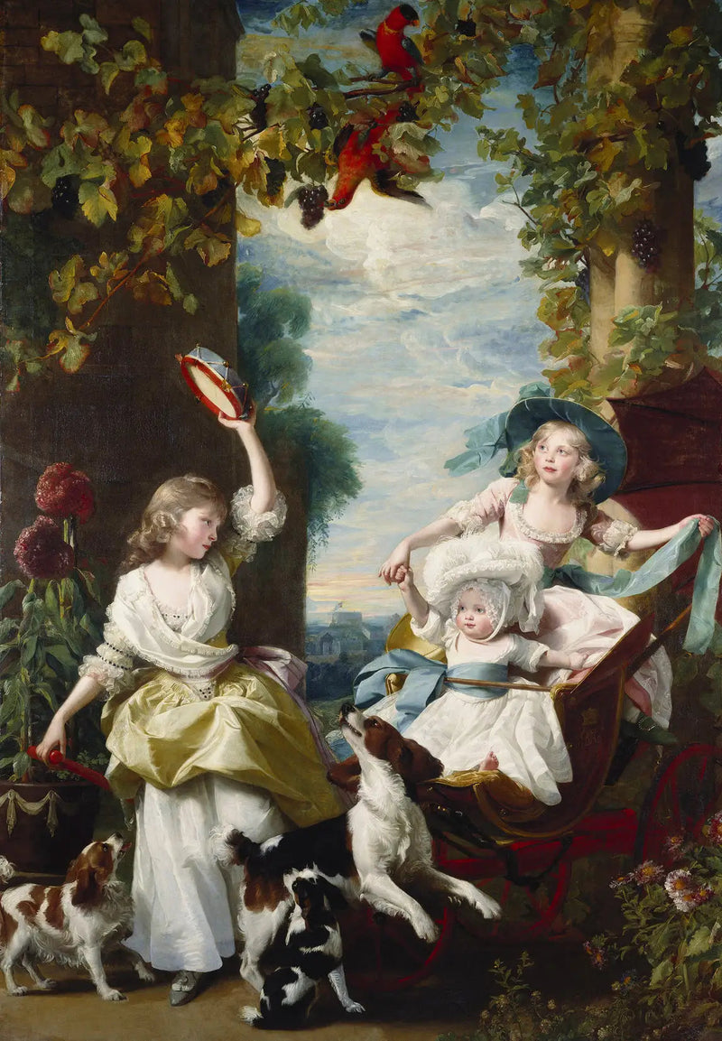 The three youngest daughters of George III - John Singleton Copley