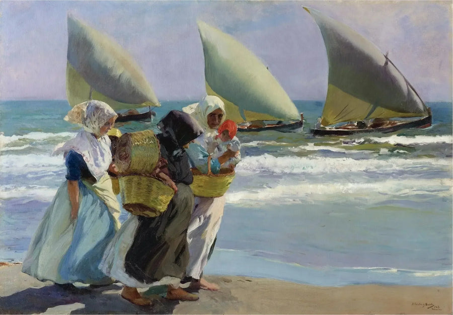 The Three Sails - Joaquín Sorolla