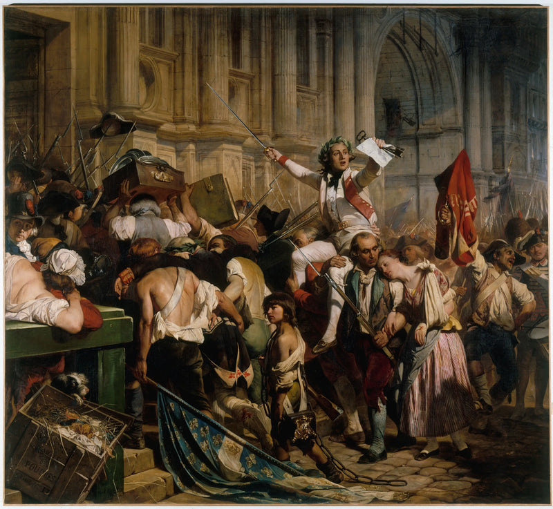 The Victors of the Bastille in front of the Hôtel de Ville, July 14, 1789 - Paul Delaroche