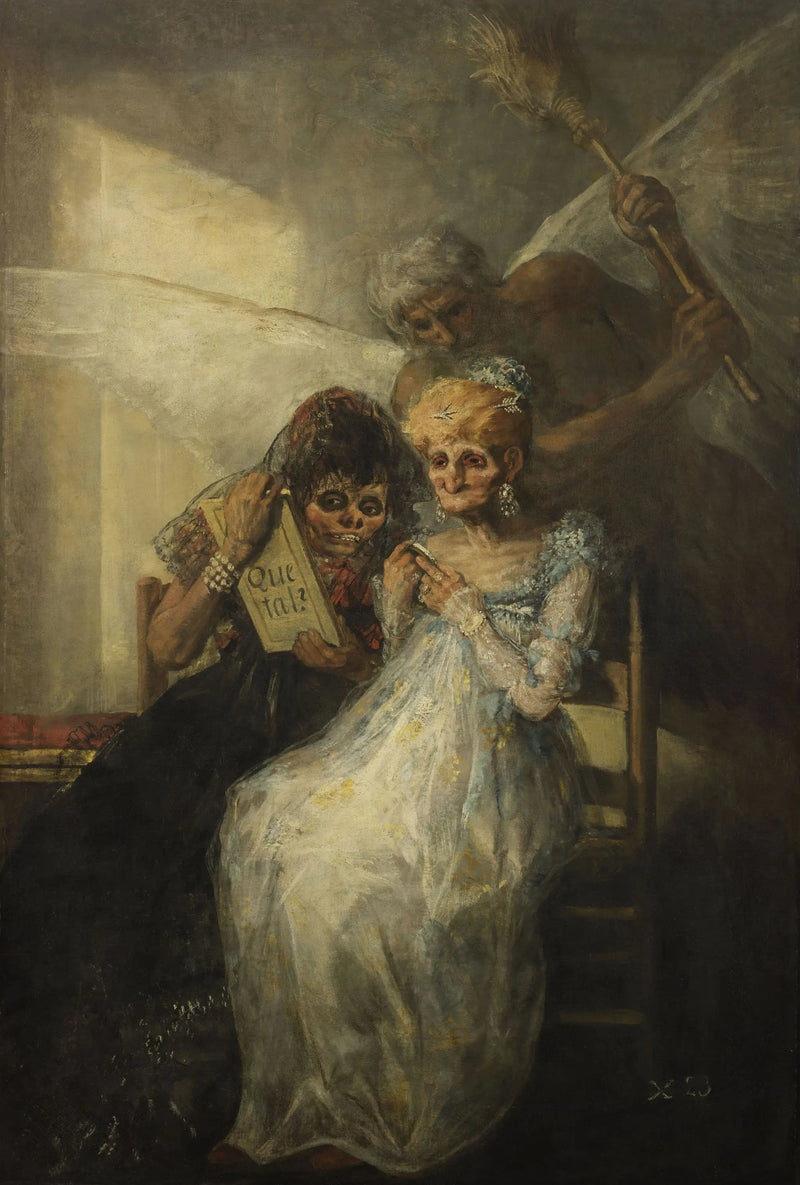 The Old Women - Francisco de Goya