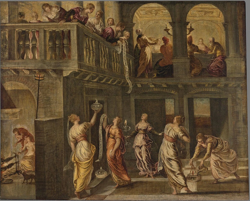 The Wise Virgins and the Foolish Virgins - Jacopo Tintoretto