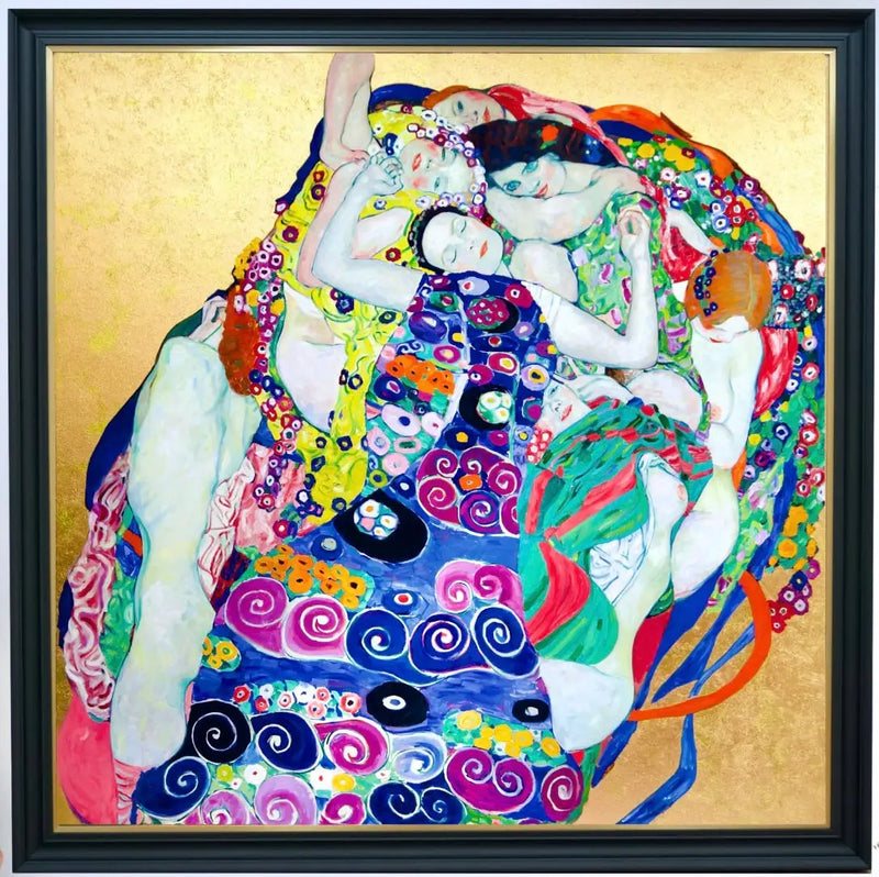 The Virgins – A Reimagined Work of Gustav Klimt by Master Apollon | 200 x 200 cm 