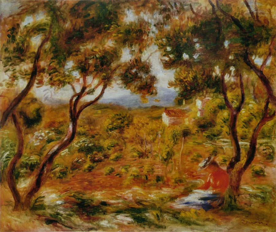 The Vines at Cagnes - Pierre-Auguste Renoir