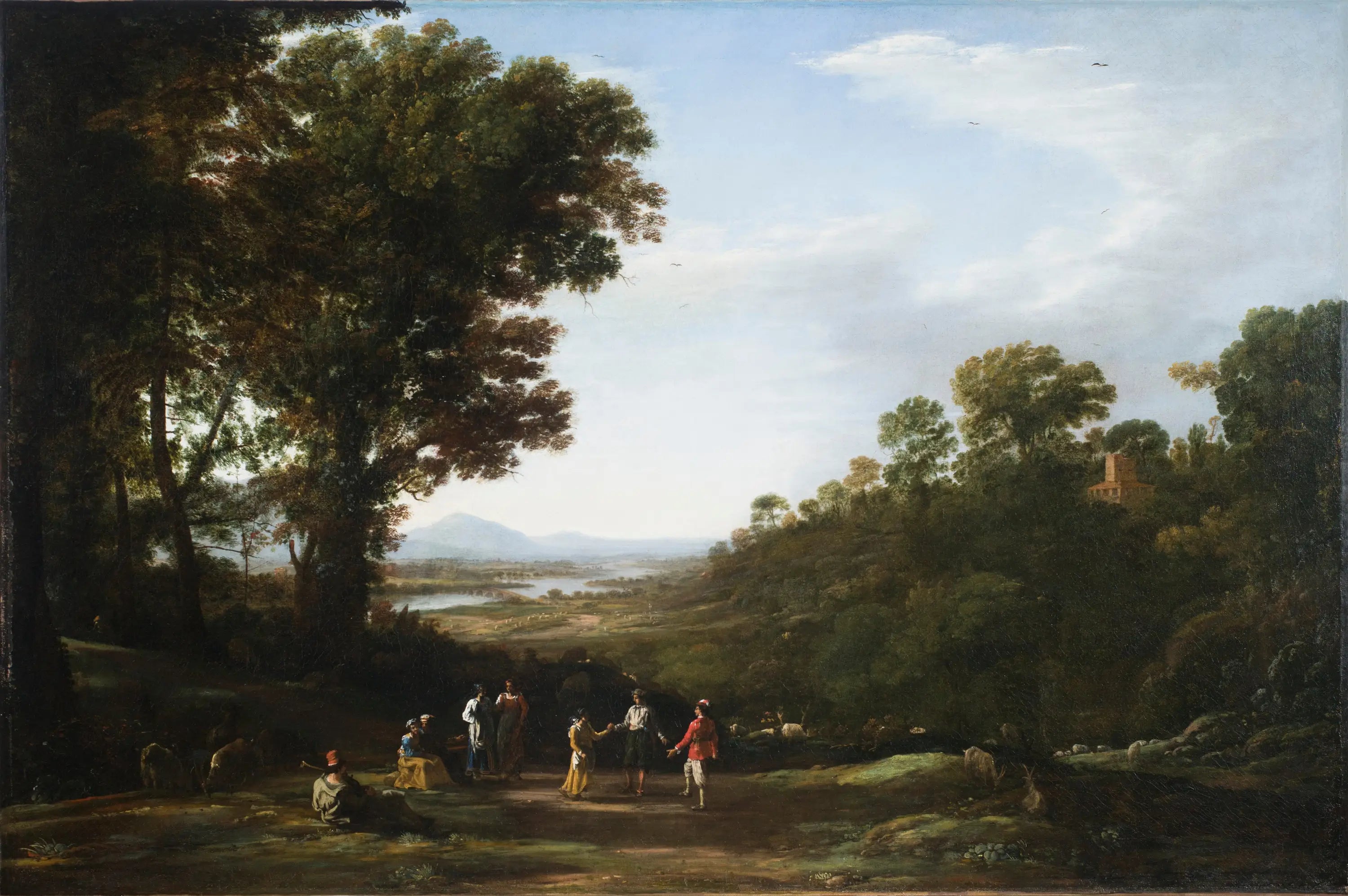 Les villageois dansent - Claude Lorrain - Alpha Reproduction