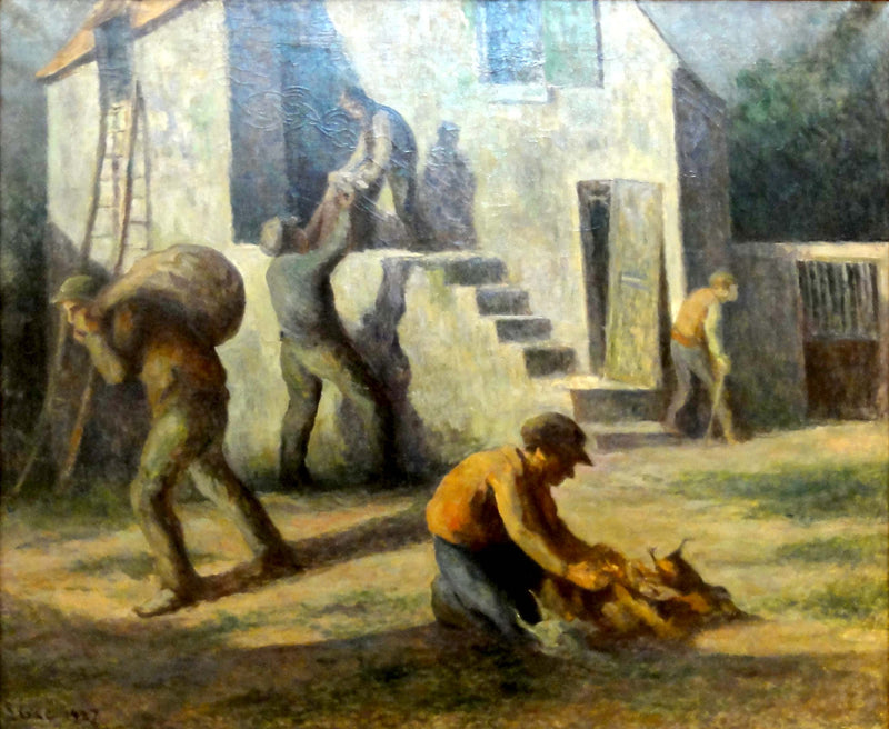 The Chicken Thieves - Maximilien Luce