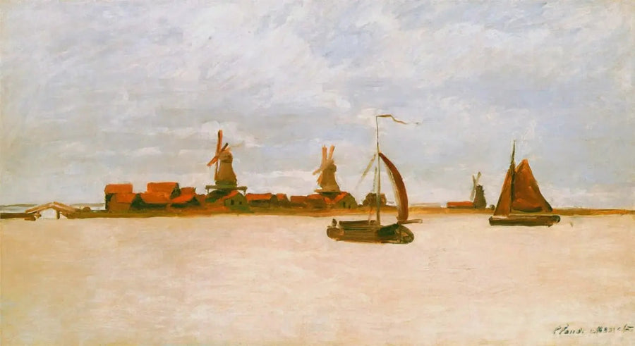 The Voorzaan and the Westerhem - Claude Monet