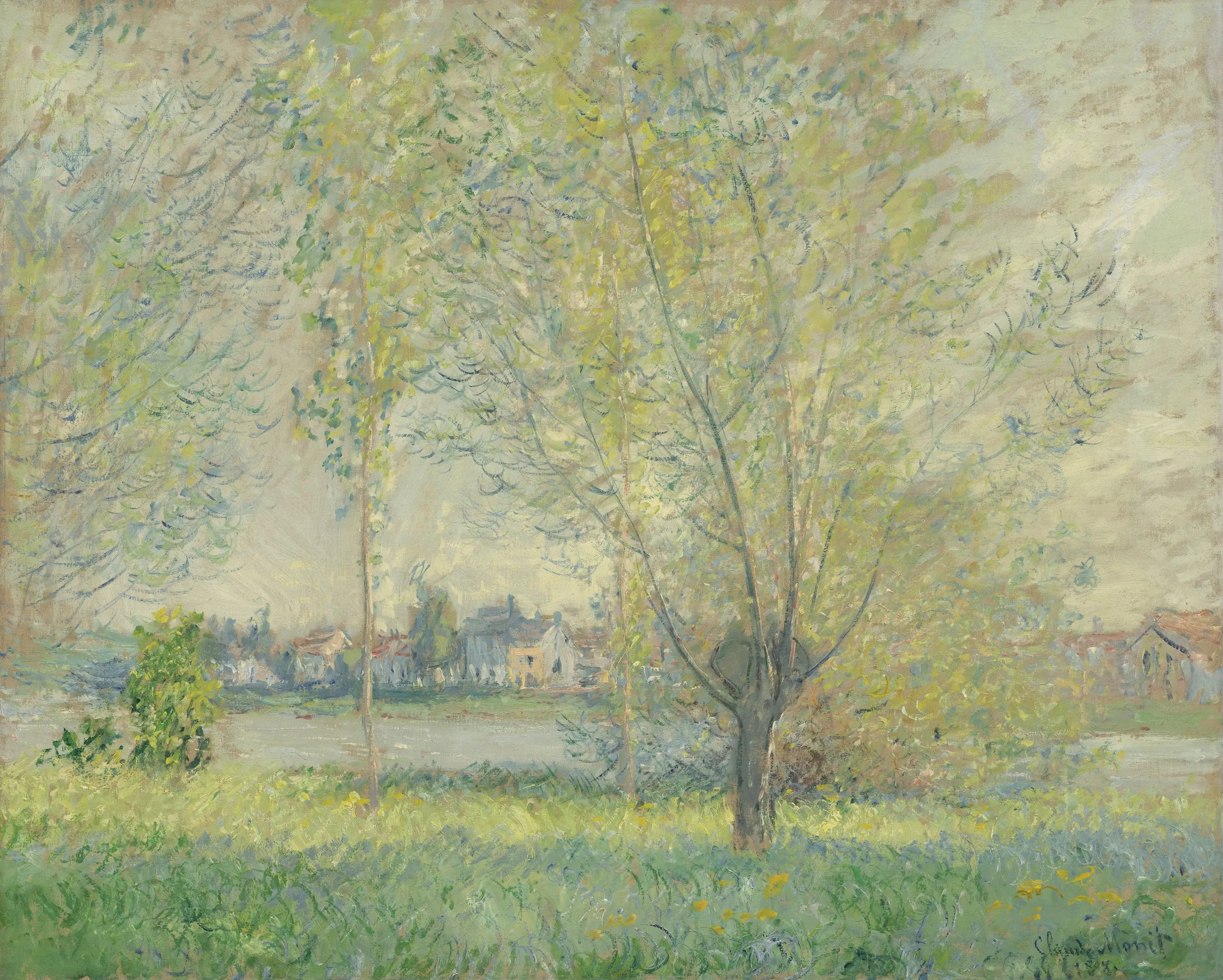 Reproduction du tableau « Les Willows - Claude Monet » par Alpha Reproduction en peinture à l’huile