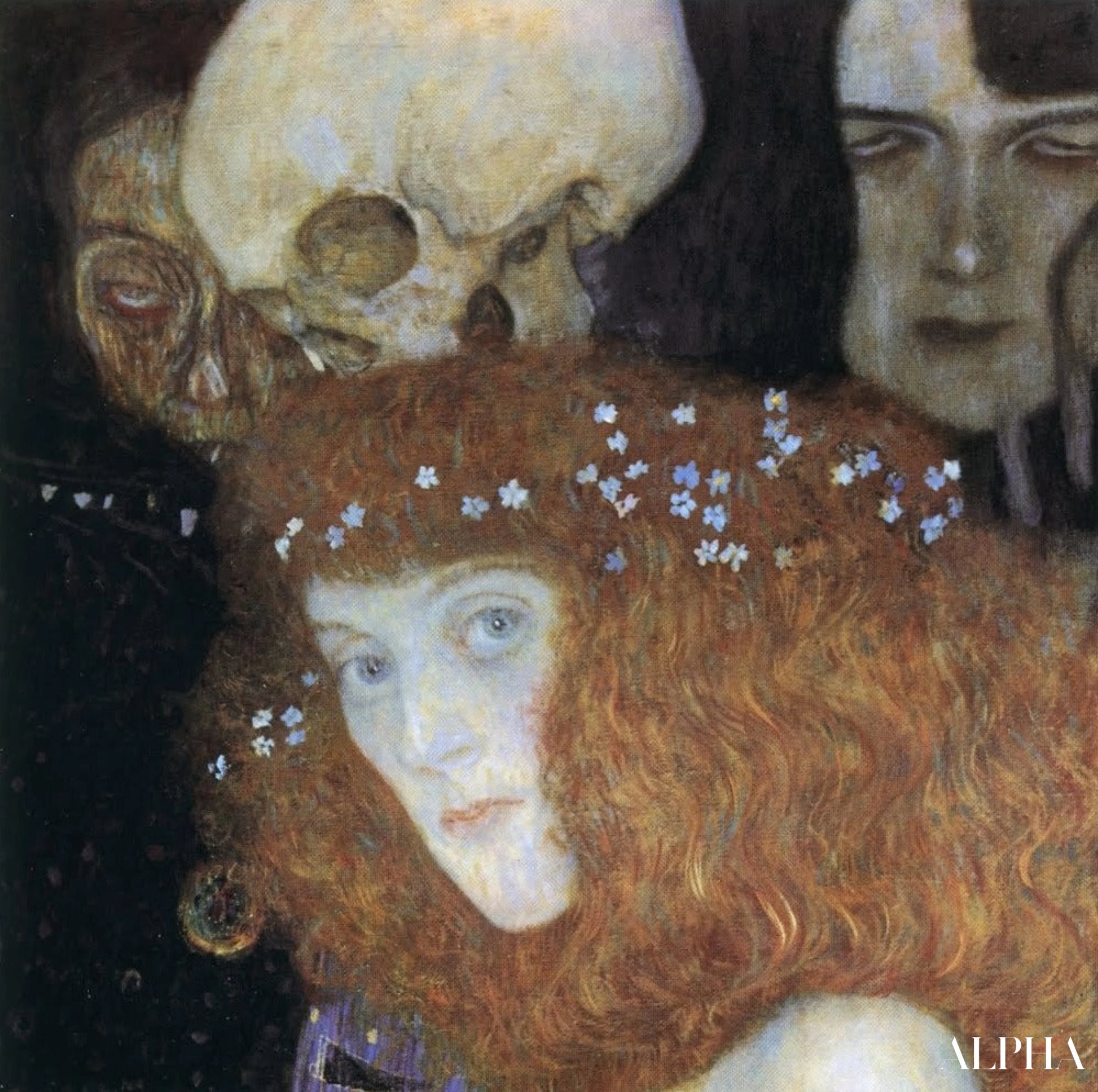 L'Espoir I (Détail) - Gustav Klimt - Reproductions de tableaux et peintures haut de gamme