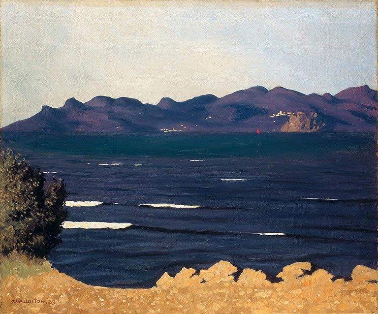 The Esterel and the Bay of Cannes - Félix Vallotton