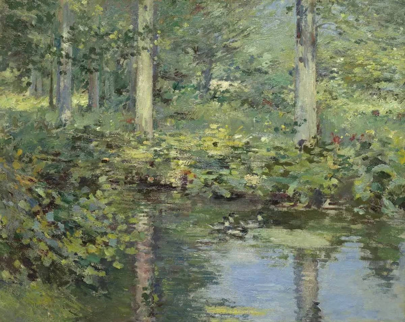 The Duck Pond - Theodore Robinson