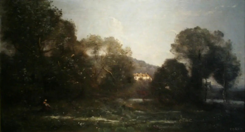 The Pond of Ville d'Avray - Jean-Baptiste Camille Corot