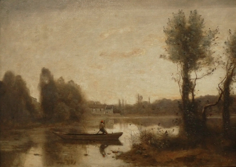 Ville d'Avray Pond - Jean-Baptiste Camille Corot