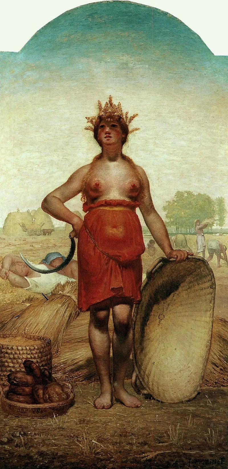 Summer or Ceres - Jean-François Millet