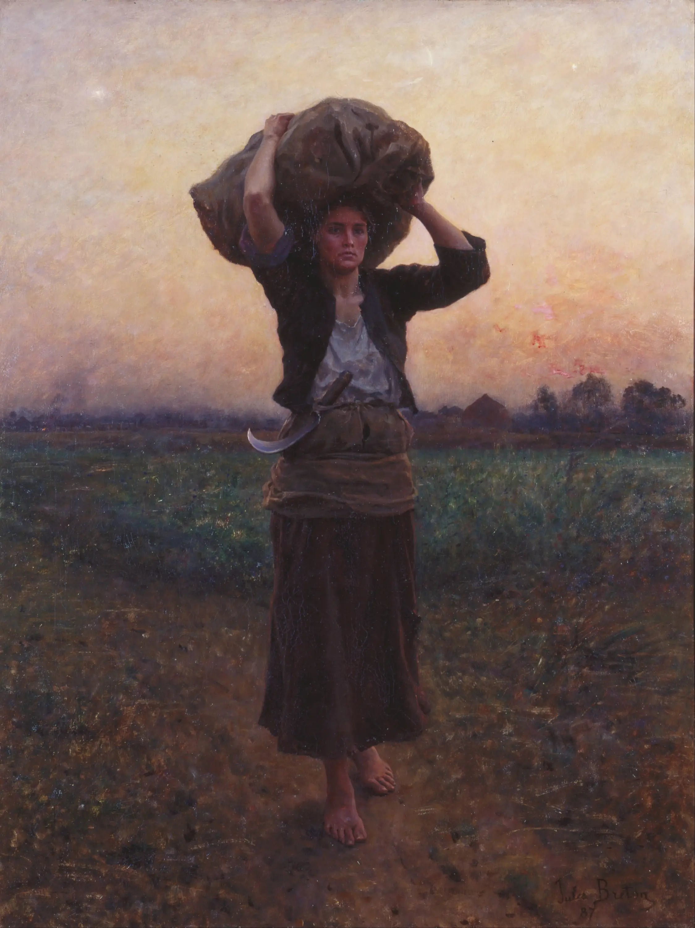 L’étoile du berger - Jules Breton - Alpha Reproduction