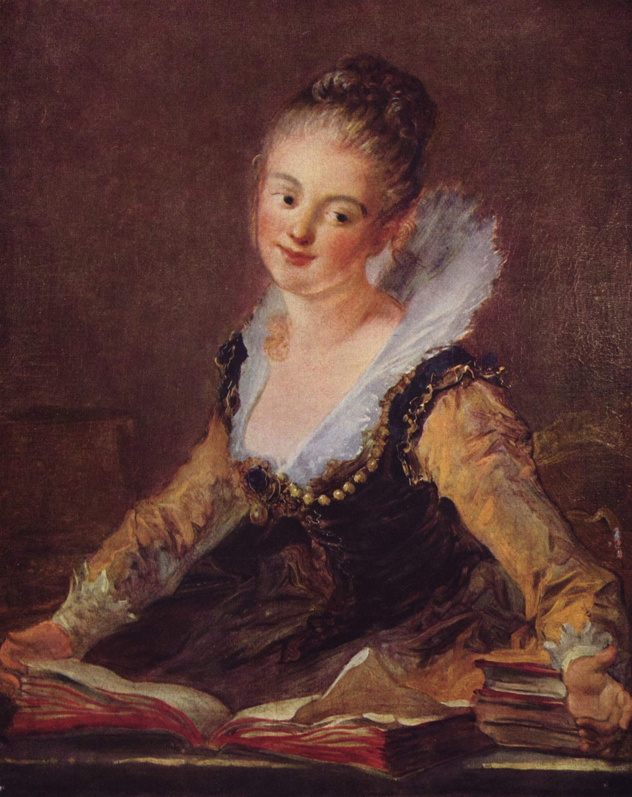 The Study - Jean-Honoré Fragonard