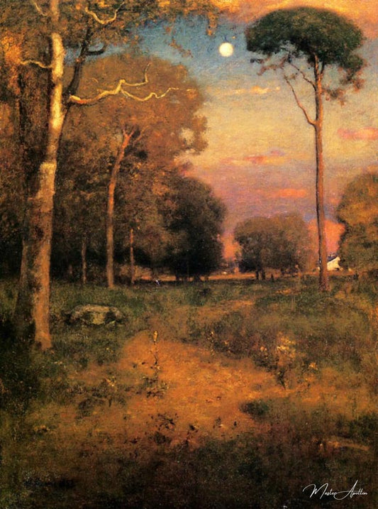 Early Moonrise, Florida - George Inness - Reproductions de tableaux et peintures haut de gamme