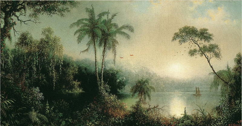 Sunrise in Nicaragua - Martin Johnson Heade