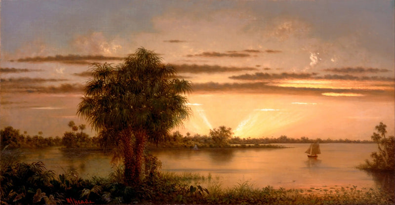 Sunrise in Florida - Martin Johnson Heade