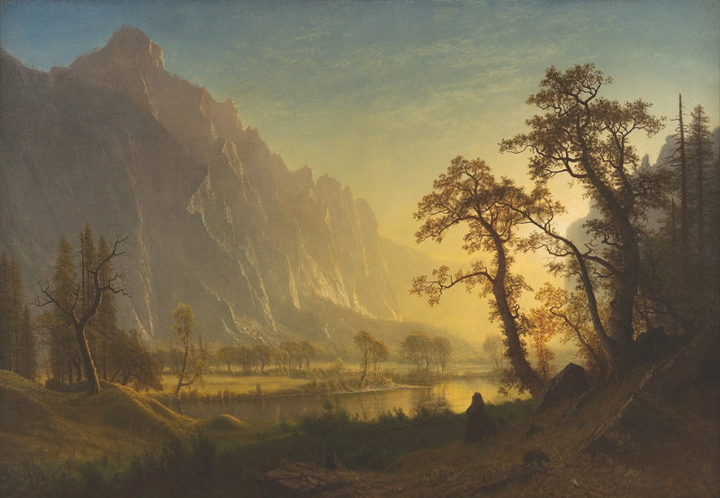 Sunrise, Yosemite Valley - Albert Bierstadt