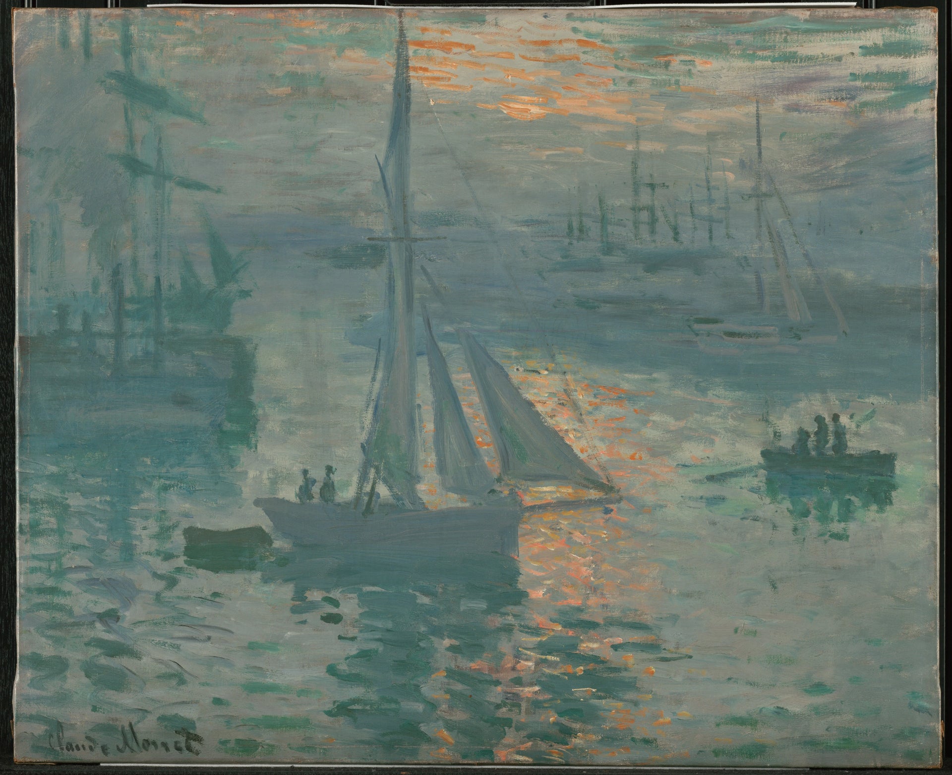 Lever de soleil Marine W262 par Claude Monet, 1873, J. Paul Getty Museum