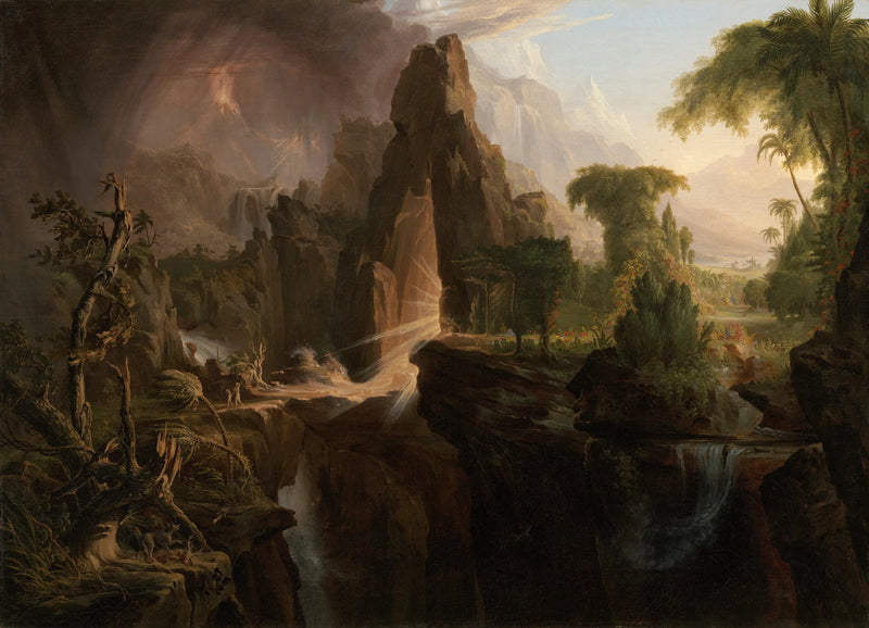 The Expulsion of the Garden of Eden - Thomas Cole