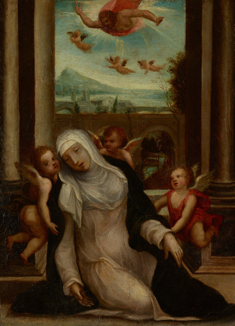 The Ecstasy of Saint Catherine of Siena - Il Sodoma (Giovanni Antonio Bazzi)