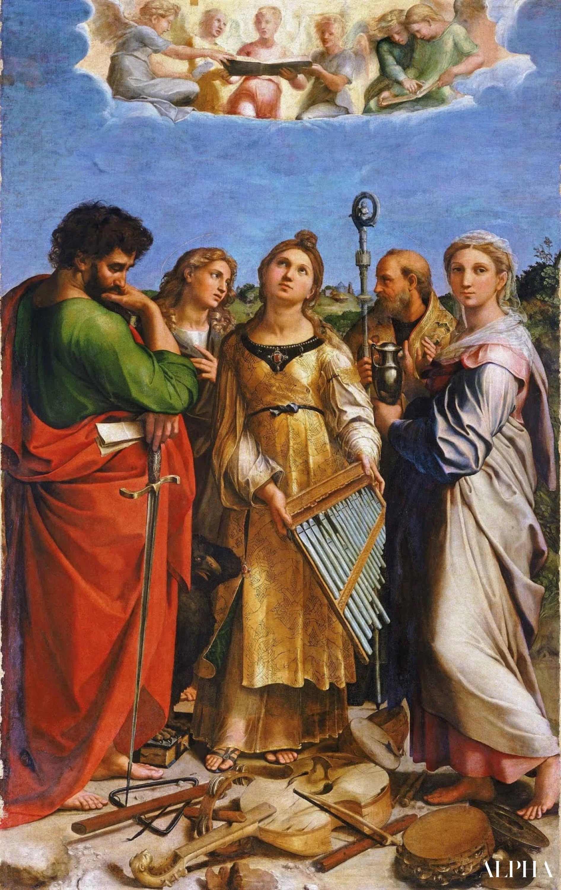 The Ecstasy of Saint Cecilia - Raphael (painter) - High-end reproductions of paintings and artworks