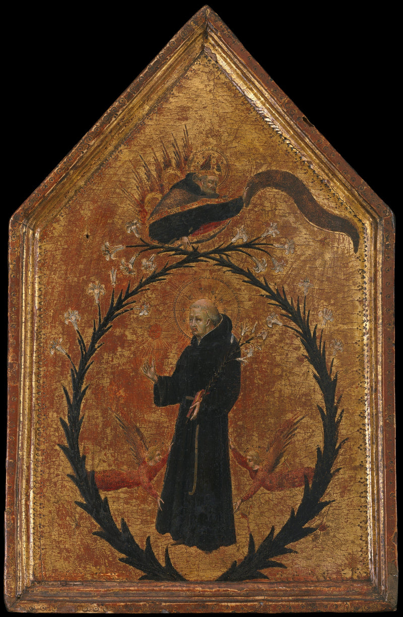 The Exaltation of Saint Nicholas of Tolentino - Giovanni di Paolo