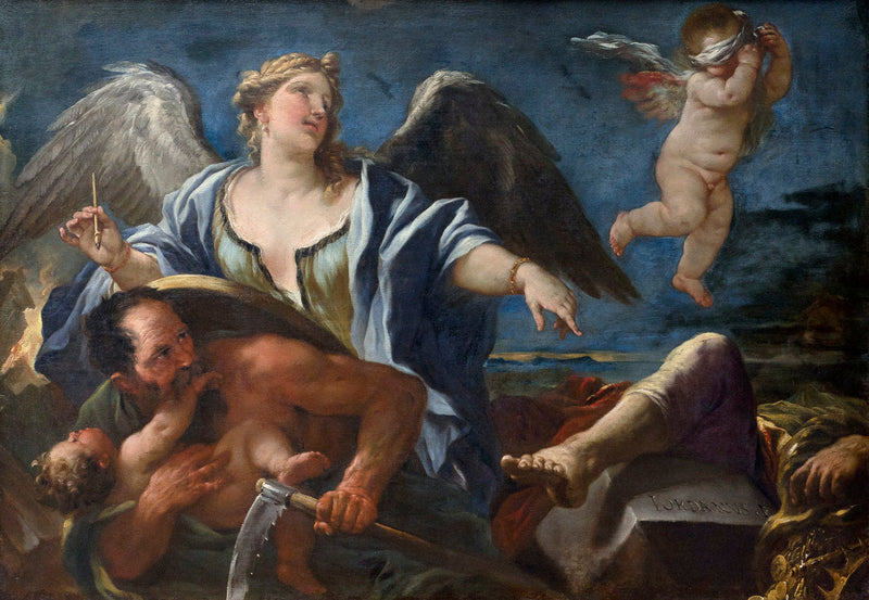 The History and Time - Luca Giordano