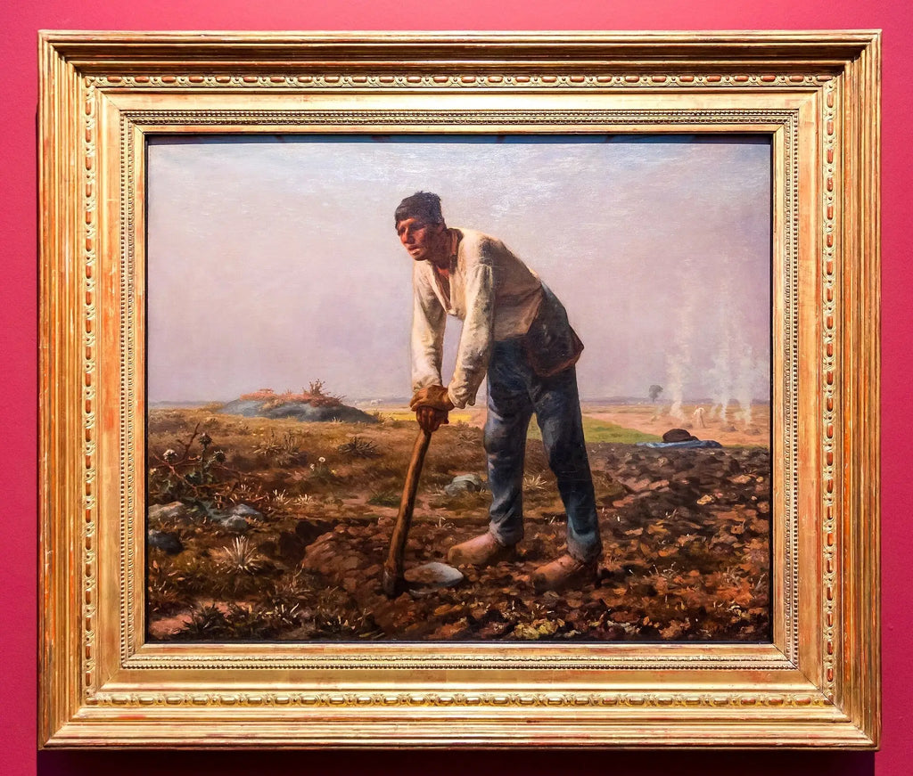 L’Homme à la houe - Jean-François Millet - Alpha Reproduction