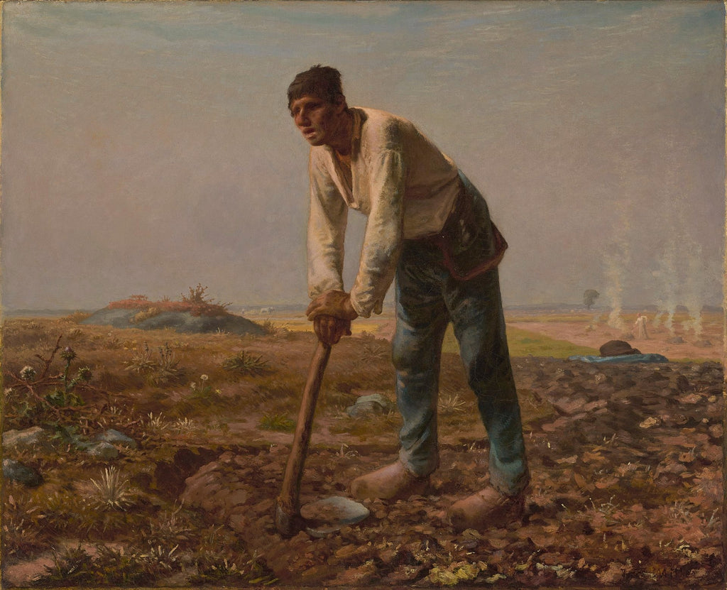 The Man with the Hoe - Jean-François Millet
