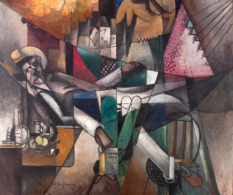 Man in a Hammock (L'Homme au hamac) - Albert Gleizes