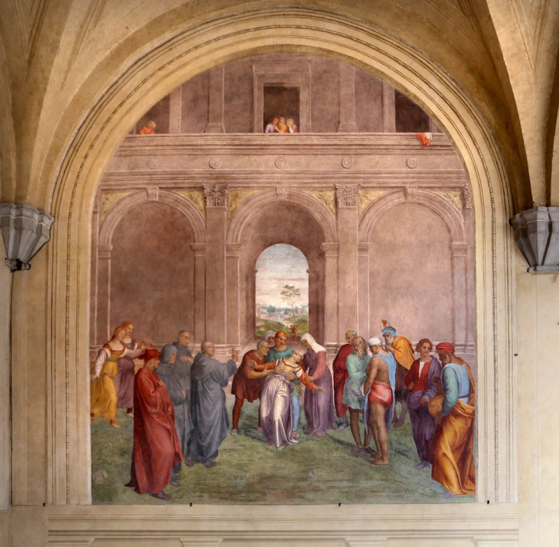 Liberation of the Woman Possessed by the Devil - Andrea del Sarto