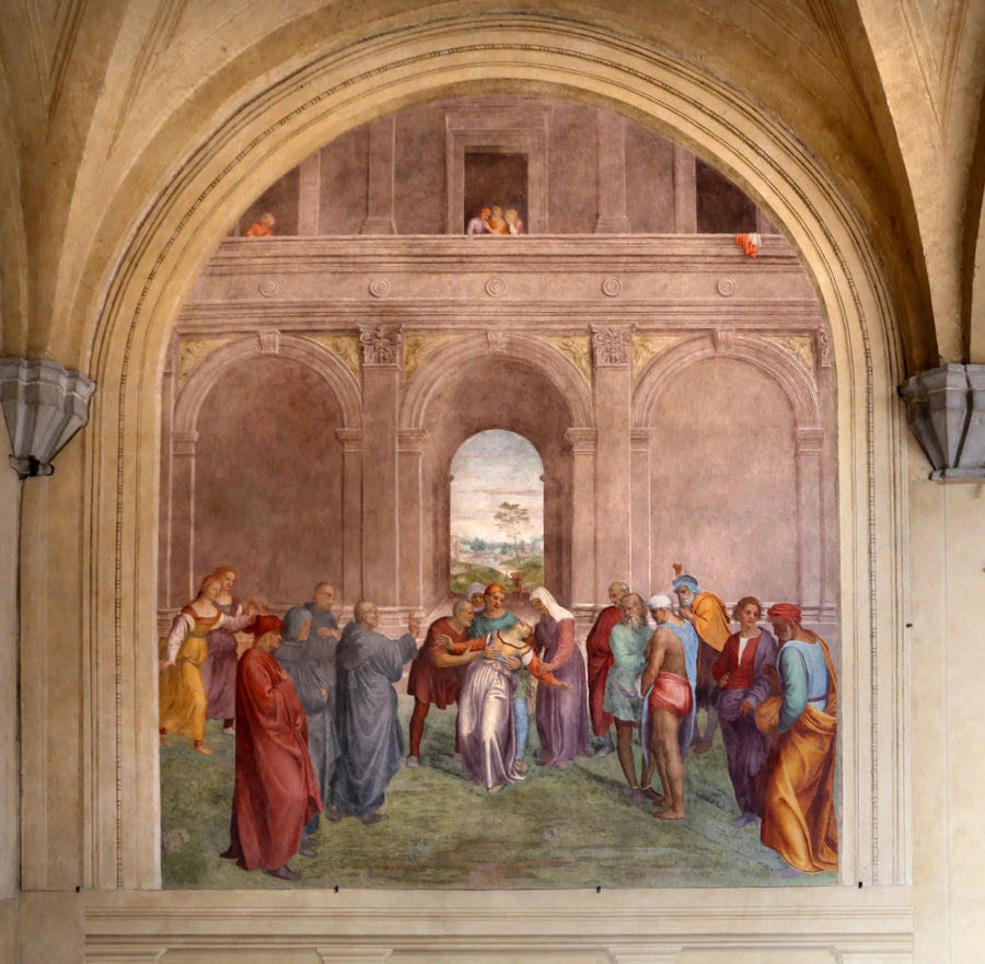 Liberation of the Woman Possessed by the Devil - Andrea del Sarto