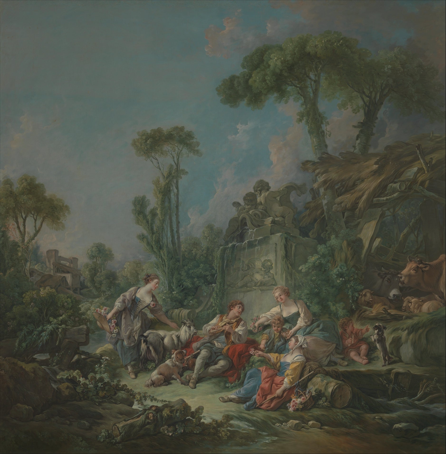 The Shepherd's Idyll - François Boucher