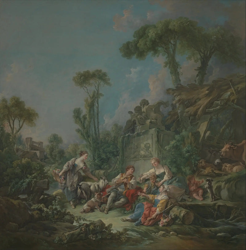 The Shepherd's Idyll - François Boucher