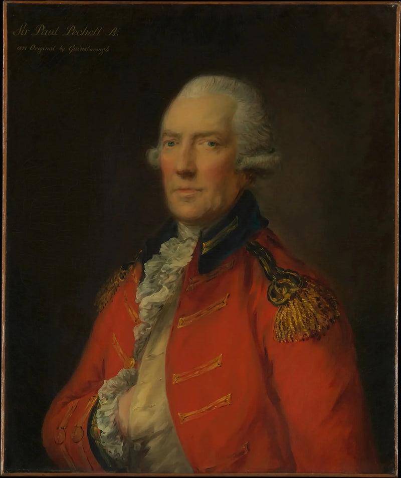 Lieutenant Colonel Paul Pechell (1724-1800) - Thomas Gainsborough