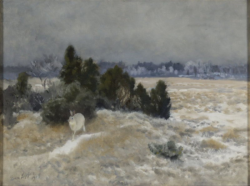Winter Hare - Bruno Liljefors